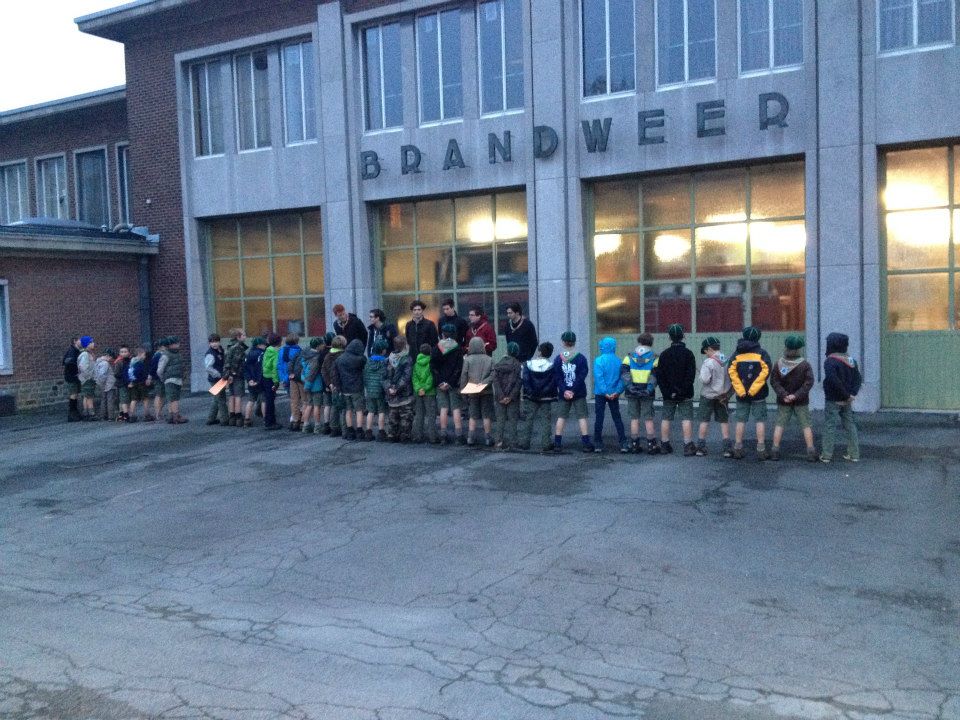 Sint-Martinus den XIIde - Bezoek Brandweer Welpen Kiewit